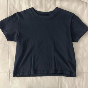 Brandy Melville Navy Blue Tee